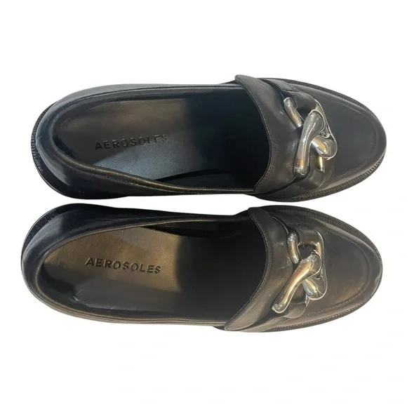Aerosoles size 8-1/2 Lilia platform lug soles EUC - Picture 7 of 9